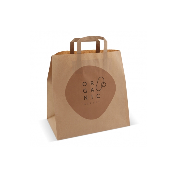 Paper bag 70g/m² 32x21x33cm - Brown
