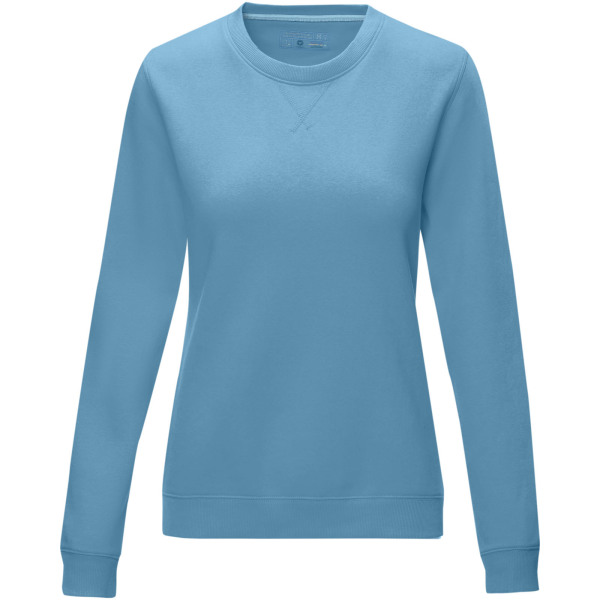 Jasper women’s GOTS organic GRS recycled crewneck sweater - NXT blue - XXL