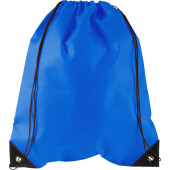 Non-woven (80 gr/m²) trekkoord rugtas Nathalie kobaltblauw