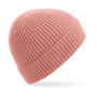 Engineered Knit Ribbed Beanie - Blush - One Size