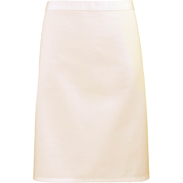 'Colours' Mid Length Apron Natural One Size