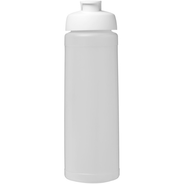 Baseline® Plus 750 ml flip lid sport bottle - Transparent/White