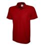 Childrens Active Cotton Poloshirt - 9/10 YRS - Red