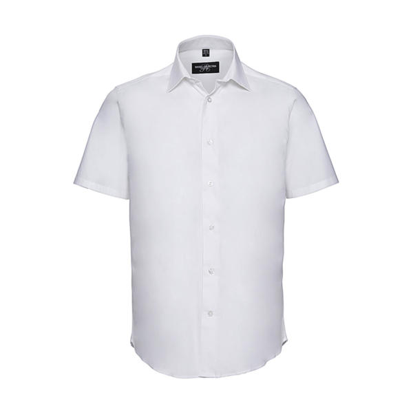 Fitted Short Sleeve Stretch Shirt