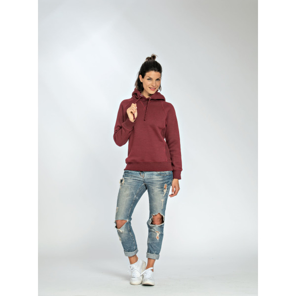 L&S Heavy Sweater Hooded Raglan for her