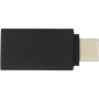 ADAPT aluminum USB-C to USB-A 3.0 adapter - Solid black