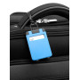 ABS kofferlabel kobaltblauw