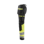High Vis werkbroek met stretch en gereedschapszakken