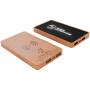 SCX.design P36 5000 mAh draadloze powerbank met oplichtend logo - Zwart