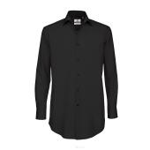 B&C Black Tie LSL Men, Black, S