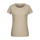 Ladies' Basic-T - stone - S