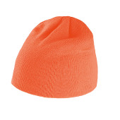 Knitted beanie Fluorescent Orange One Size
