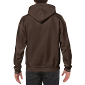 Gildan Sweater Hooded HeavyBlend for him 105 dark chocolate XXL