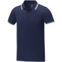 Amarago tipping herenpolo met korte mouwen - Navy - 2XL