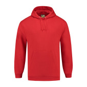 L&S Sweater Hooded red L