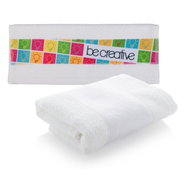 Subowel S handdoek met full colour sublimatiedruk 30×50 cm