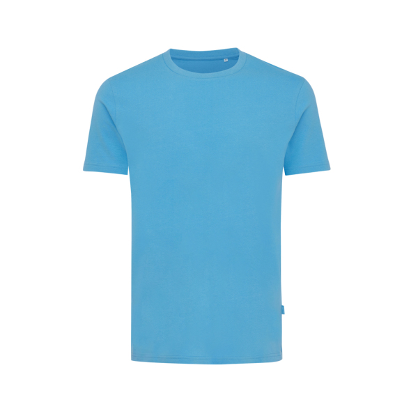 Iqoniq Bryce gerecycled katoen t-shirt, tranquil blue (XL)