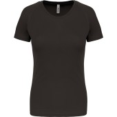 Functioneel damessportshirt Dark Grey L