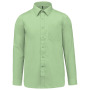 Overhemd in onderhoudsvriendelijk polykatoen-popeline heren Pistachio Green XXL