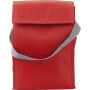 Polyester (420D) koel/lunch tas Sarah rood