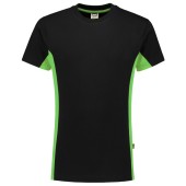 T-shirt Bicolor 102004 Black-Lime 3XL