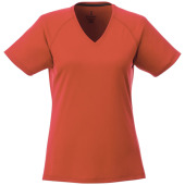 Amery Cool Fit kortärmad V-ringad t-shirt dam - Orange - XXL