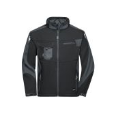 Workwear Softshell Jacket - STRONG - - black/carbon - 4XL