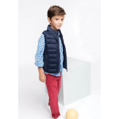 Lichte kinder-bodywarmer Navy 6/8 jaar