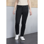 HF 9 Ladies' 5-Pocket Trousers Classic-Stretch, from Sustainable Material , Organic Cotton - black - 44/l