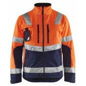 High Vis Oranje/Marineblauw