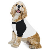 Dog Poly-Cotton 3/4 Sleeve Raglan T-Shirt Dog Poly-Cotton 3/4 Sleeve Raglan T-Shirt