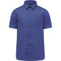 Ace - Heren overhemd korte mouwen Cobalt Blue M