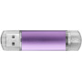 Aluminium On-the-Go (OTG) USB-stick - Magenta - 1GB