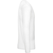 #E150 Men's T-shirt long sleeve White 4XL