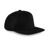 Original Flat Peak Snapback - Black/Black - One Size