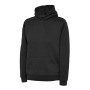 Childrens Classic Hooded Sweatshirt - 9/10 YRS - Black