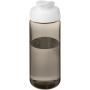 H2O Active® Octave Tritan™ 600 ml flip lid sport bottle - Charcoal/White