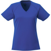 Amery kortærmet cool fit-T-shirt m. V-hals, dame - Blå - S