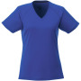 Amery cool fit V-hals dames t-shirt met korte mouwen - Blauw - S