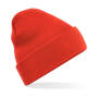 Original Cuffed Beanie - Fire Red - One Size