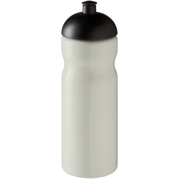 H2O Active® Eco Base 650 ml dome lid sport bottle - Ivory white/Solid black