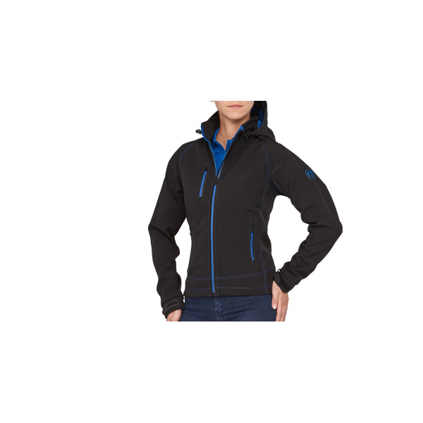 Macseis Jacket Softshell Twotone for her Black/RB