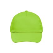 MB001 5 Panel Promo Cap Lightly Laminated lime one size