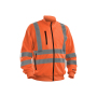 Sweatshirt met rits High Vis