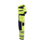 Dames High Vis werkbroek 4-weg stretch met gereedschapszakken