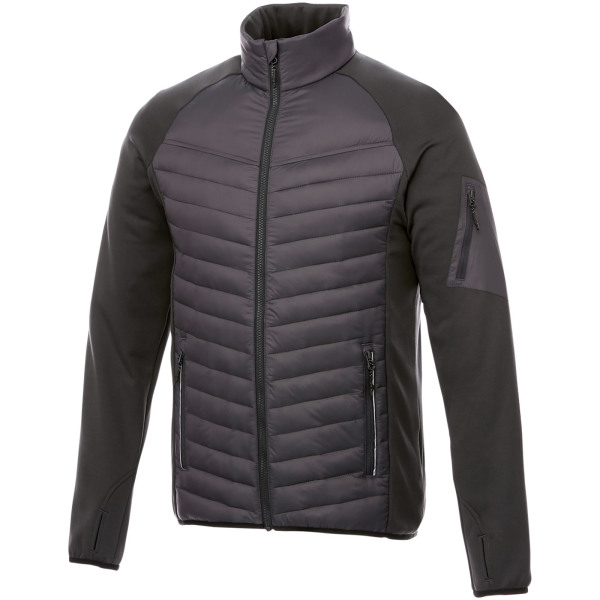 Banff men's hybrid insulated jacket - Storm grey - XS