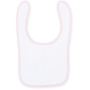 Bib White / Pale Pink One Size