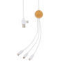 RCS gerecycled plastic Ontario 6-in-1 kabel, wit