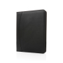 RCS rPU deluxe tech portfolio with zipper, black