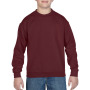 Gildan Sweater Crewneck HeavyBlend for kids 7644 maroon L